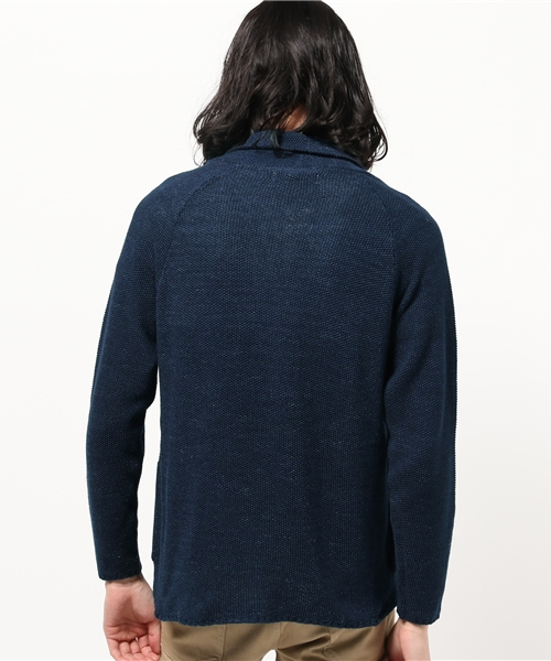 URBAN RESEARCH(アーバンリサーチ)の「UR IndLikeニットショールカーディガン(カーディガン/ボレロ・メンズ・インディゴブルー/ライトインディゴブルー・LARGE/MEDIUM)」の6枚目の写真