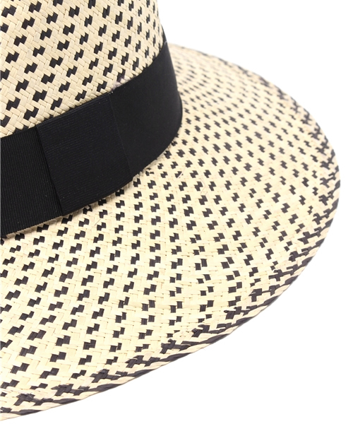 Ecua-Andino（エクアアンディーノ）の「パナマハットブラックスノウ（ハット・メンズ・ドット・LARGE/MEDIUM）」の5枚目の写真