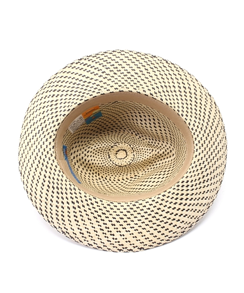 Ecua-Andino（エクアアンディーノ）の「パナマハットブラックスノウ（ハット・メンズ・ドット・LARGE/MEDIUM）」の6枚目の写真