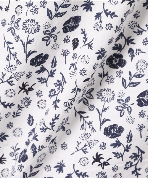 PUAL CE CIN（ピュアルセシン）の「かすれ花ｐｔＢＩＧＰ／ＯＢＬ（シャツ/ブラウス・レディース・ナチュラル/ホワイト・FREE）」の4枚目の写真