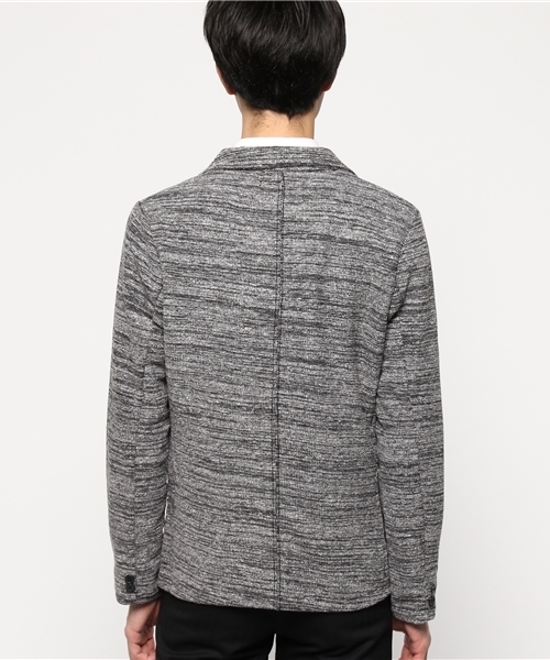 Luv maison(ラブメゾン)の「Luv・スラブテーラードJKT・AW(テーラードジャケット・メンズ・ブラック/グレー・L/M)」の4枚目の写真