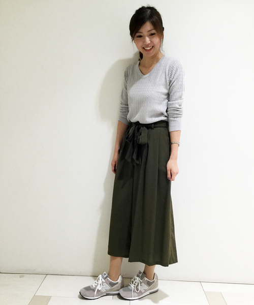 N.（N. Natural Beauty Basic）（エヌエヌナチュラルビューティーベーシック）の「ミニケーブルニット（ニット/セーター・レディース・グレー/ホワイト/カーキ/ネイビー・MEDIUM）」の12枚目の写真