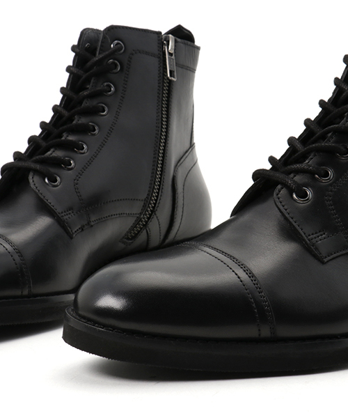 アルフレッドバニスター レイヤード ワーク ブーツ 43 名作 ダメージ加工 ダメージ加工】アルフレッドバニスター レイヤードブーツ カーキ 27.5 本革