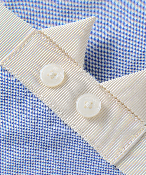 Ne-net（ネネット）の「S ねこリボンオックス（ワンピース・レディース・ブルー/ホワイト・02）」の7枚目の写真