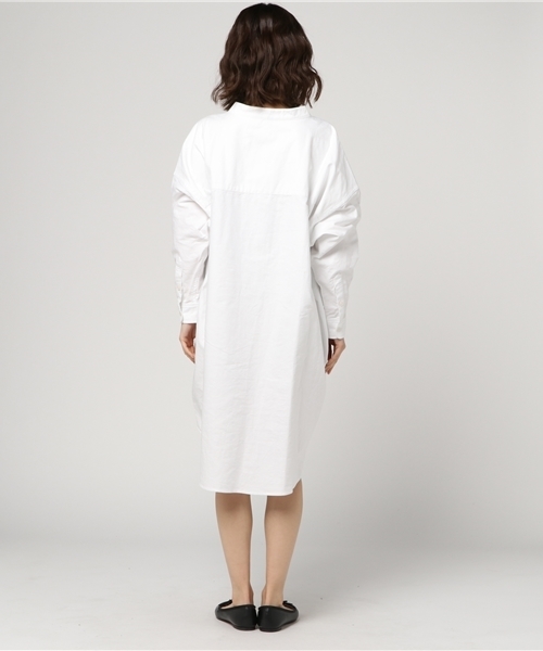 Ne-net（ネネット）の「S ねこリボンオックス（ワンピース・レディース・ブルー/ホワイト・02）」の10枚目の写真