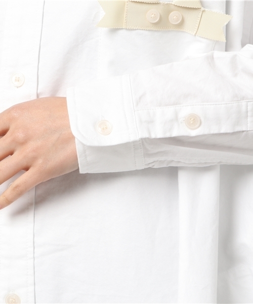 Ne-net（ネネット）の「S ねこリボンオックス（ワンピース・レディース・ブルー/ホワイト・02）」の12枚目の写真