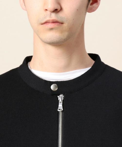 BEAUTY&YOUTH UNITED ARROWS（ビューティーアンドユースユナイテッドアローズ）の「BY ミラノリブ ジップ ブルゾン ◆（ブルゾン・メンズ・ネイビー/ブラック・LARGE/X-LARGE/MEDIUM/SMALL）」の13枚目の写真