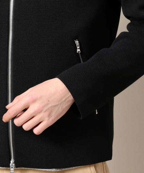 BEAUTY&YOUTH UNITED ARROWS（ビューティーアンドユースユナイテッドアローズ）の「BY ミラノリブ ジップ ブルゾン ◆（ブルゾン・メンズ・ネイビー/ブラック・LARGE/X-LARGE/MEDIUM/SMALL）」の14枚目の写真