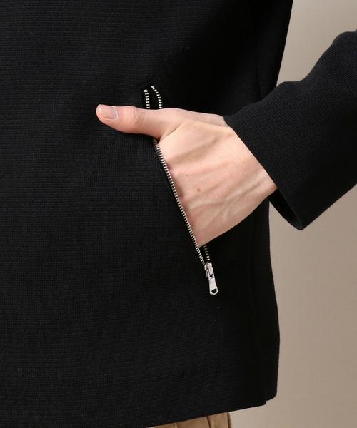 BEAUTY&YOUTH UNITED ARROWS（ビューティーアンドユースユナイテッドアローズ）の「BY ミラノリブ ジップ ブルゾン ◆（ブルゾン・メンズ・ネイビー/ブラック・LARGE/X-LARGE/MEDIUM/SMALL）」の4枚目の写真