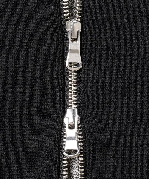 BEAUTY&YOUTH UNITED ARROWS（ビューティーアンドユースユナイテッドアローズ）の「BY ミラノリブ ジップ ブルゾン ◆（ブルゾン・メンズ・ネイビー/ブラック・LARGE/X-LARGE/MEDIUM/SMALL）」の6枚目の写真