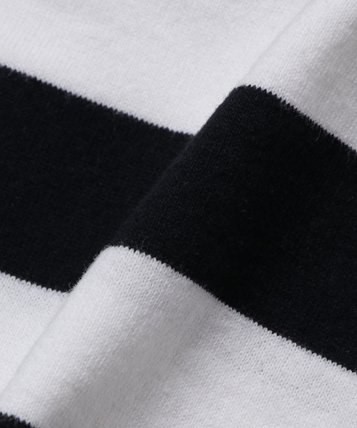 GROOVY COLORS（グルービーカラーズ）の「ボーダーＳＴＡＮＤＡＲＤ　ＢＩＧ　Ｔシャツ（Tシャツ/カットソー・キッズ・ブラック/レッド・140/100/120/110/130/90）」の7枚目の写真