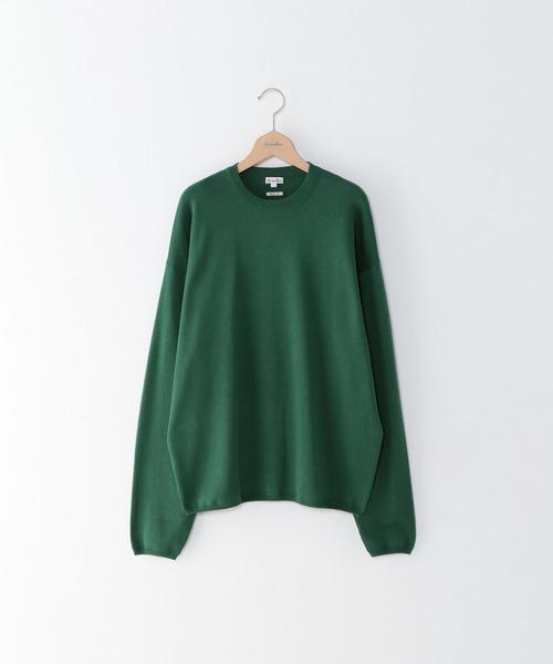 Steven Alan(スティーブンアラン)の「<Steven Alan> SMOOTH CREWNECK LSL/ニット ◆(ニット/セーター・メンズ・ナチュラル/ケリー/ライトブルー/ブラック・SMALL/MEDIUM/LARGE/X-LARGE)」の4枚目の写真