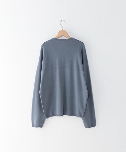 Steven Alan(スティーブンアラン)の「<Steven Alan> SMOOTH CREWNECK LSL/ニット ◆(ニット/セーター・メンズ・ナチュラル/ケリー/ライトブルー/ブラック・SMALL/MEDIUM/LARGE/X-LARGE)」の11枚目の写真