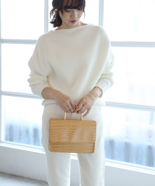 A part by（アパートバイ）の「カタオシメタルショルダーBAG　779999（ショルダーバッグ・レディース・ブラック/ベージュ・FREE）」の12枚目の写真