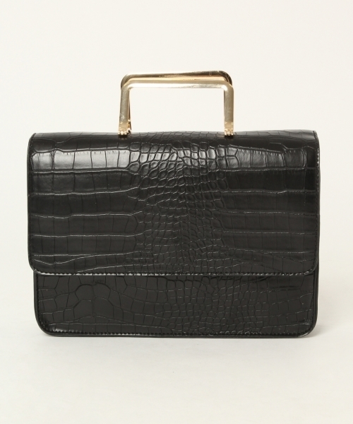 A part by（アパートバイ）の「カタオシメタルショルダーBAG　779999（ショルダーバッグ・レディース・ブラック/ベージュ・FREE）」の11枚目の写真