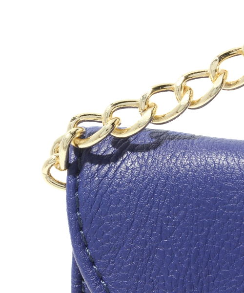 ROSE BUD（ローズバッド）の「YZ2342D STUDS TRIM CLUTCH BAG（クラッチバッグ・レディース・ブラック/ロイヤルブルー・ONE SIZE）」の4枚目の写真