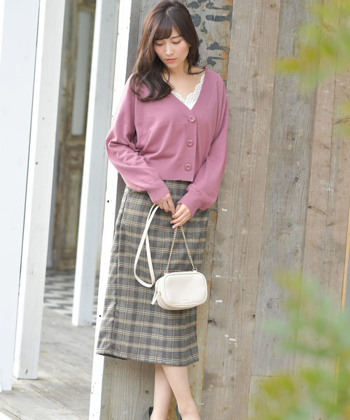 rps（アールピーエス）の「カップ付きストレッチレース長袖Tシャツ（Tシャツ/カットソー・レディース・ブラック/アイボリー/ラベンダー/グレイッシュベージュ・M）」の17枚目の写真