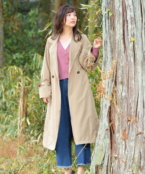 rps（アールピーエス）の「カップ付きストレッチレース長袖Tシャツ（Tシャツ/カットソー・レディース・ブラック/アイボリー/ラベンダー/グレイッシュベージュ・M）」の18枚目の写真