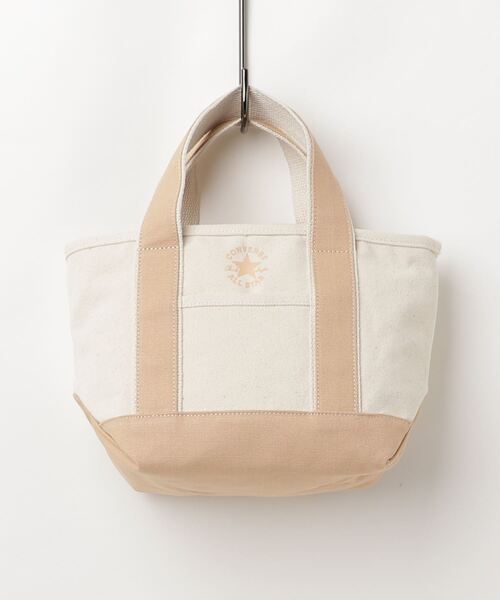 CONVERSE(コンバース)の「CONVERSE/コンバース CANVAS TOTE BAG/キャンバスミニトートバッグ(トートバッグ・メンズ・ブラック/ネイビー/オフホワイト/ピンク/ベージュ/ブラック系その他/レッド/アイボリー/チャコールグレー/ブルー系その他/レッド系その他・ONE SIZE)」の7枚目の写真