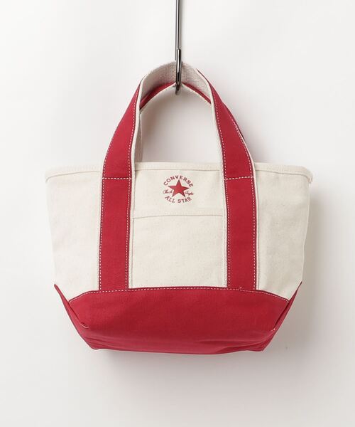 CONVERSE(コンバース)の「CONVERSE/コンバース CANVAS TOTE BAG/キャンバスミニトートバッグ(トートバッグ・メンズ・ブラック/ネイビー/オフホワイト/ピンク/ベージュ/ブラック系その他/レッド/アイボリー/チャコールグレー/ブルー系その他/レッド系その他・ONE SIZE)」の10枚目の写真