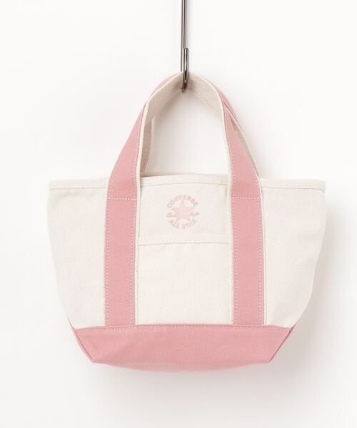 CONVERSE(コンバース)の「CONVERSE/コンバース CANVAS TOTE BAG/キャンバスミニトートバッグ(トートバッグ・メンズ・ブラック/ネイビー/オフホワイト/ピンク/ベージュ/ブラック系その他/レッド/アイボリー/チャコールグレー/ブルー系その他/レッド系その他・ONE SIZE)」の9枚目の写真