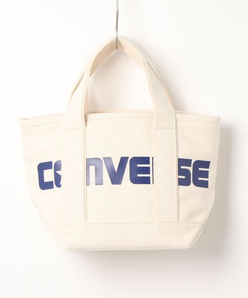 CONVERSE(コンバース)の「CONVERSE/コンバース CANVAS TOTE BAG/キャンバスミニトートバッグ(トートバッグ・メンズ・ブラック/ネイビー/オフホワイト/ピンク/ベージュ/ブラック系その他/レッド/アイボリー/チャコールグレー/ブルー系その他/レッド系その他・ONE SIZE)」の3枚目の写真