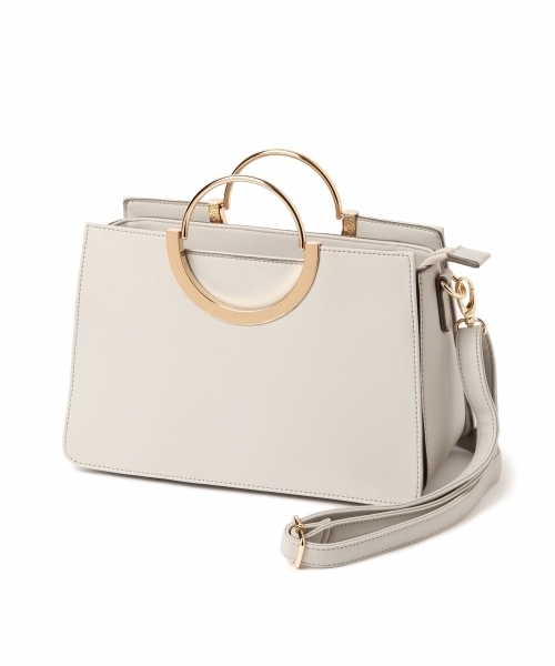 Andemiu（アンデミュウ）の「２ＷＡＹカナグハンドルショルダー779083（ショルダーバッグ・レディース・グレー/ピンク・FREE）」の3枚目の写真