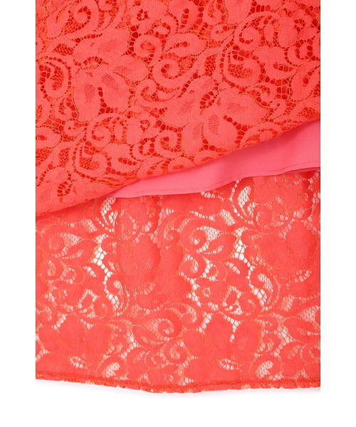 JILL STUART（ジルスチュアート）の「◆メル ミディ丈レーススカート（スカート・レディース・グリーン/オレンジ・2/4）」の9枚目の写真