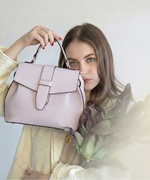 styiro（スタイロ）の「ベルトフラップ 2WAY ショルダーハンドバッグ / 再入荷（ハンドバッグ）」