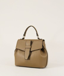 ベルトフラップ 2WAY ショルダーハンドバッグ / 再入荷