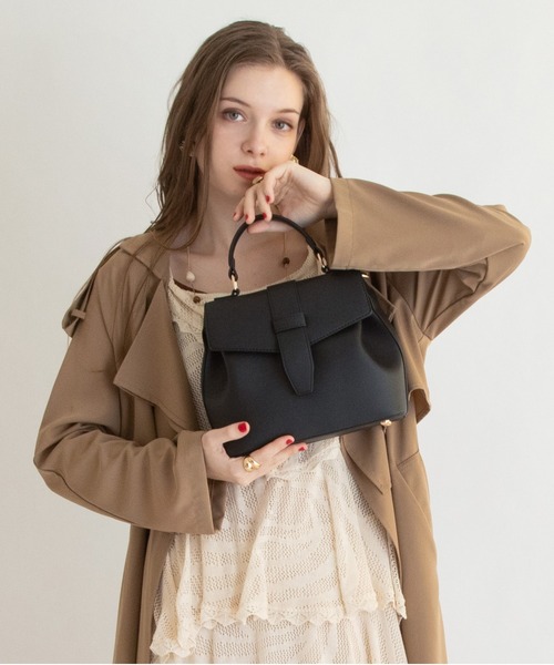 セール】ベルトフラップ 2WAY ショルダーハンドバッグ / 再入荷