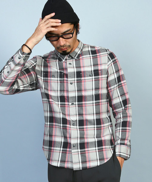 2020年最新入荷のc L Twill Check Shirt コットンリネンツイルチェックシャツ 税込 の