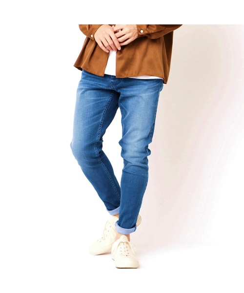 SHIPS JET BLUE（シップスジェットブルー）の「SHIPS JET BLUE: COOLMAX スキニーデニムパンツ（デニムパンツ・メンズ・ブルー/ロイヤルブルー・SMALL/LARGE/MEDIUM/X-SMALL）」の7枚目の写真