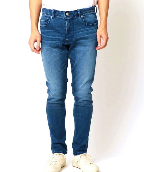 パンツ XTONZ XP193 Line Washed Denim Track Pants BLUE xp193BL MUSINSA | XTONZ XP193 LINE WASHED DENIM TRACK PANTS (BLUE)