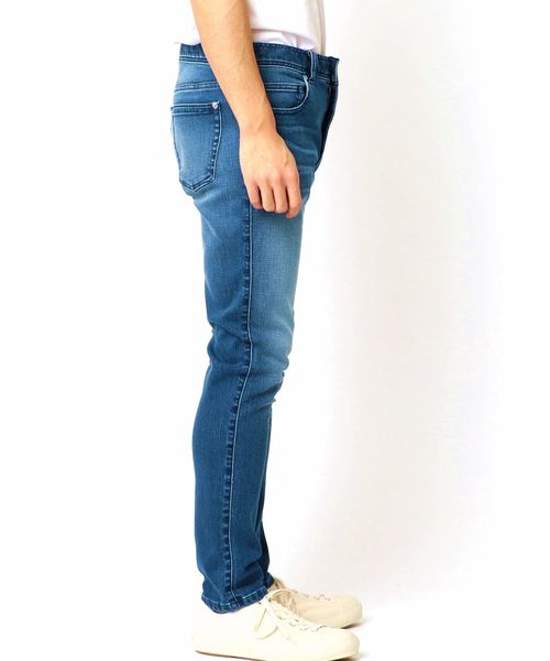SHIPS JET BLUE（シップスジェットブルー）の「SHIPS JET BLUE: COOLMAX スキニーデニムパンツ（デニムパンツ・メンズ・ブルー/ロイヤルブルー・SMALL/LARGE/MEDIUM/X-SMALL）」の12枚目の写真