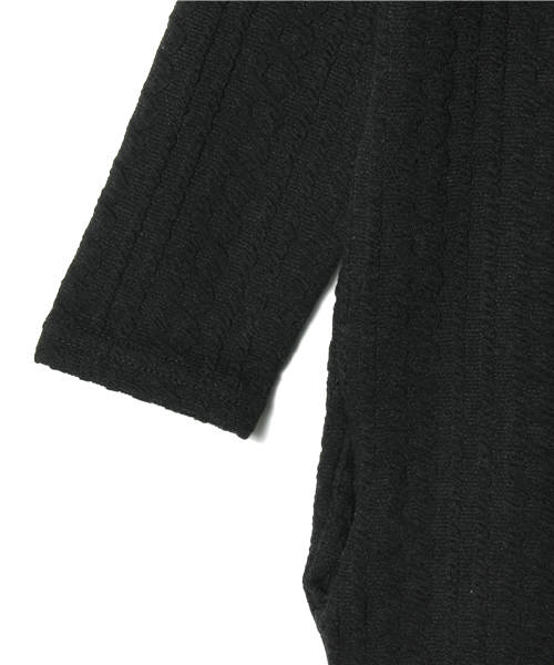 CIAOPANIC TYPY（チャオパニックティピー）の「【スペシャルプライス】KID'Sケーブルスムースワンピース（ワンピース・キッズ・オレンジ/キャメル/ネイビー/ブラック・85/105/125）」の8枚目の写真