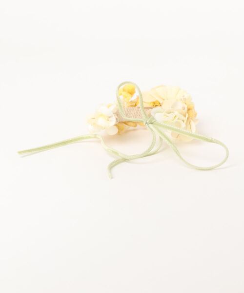 m.soeur（エムスール）の「ミモザとシロツメ草のバングル＊（バングル/リストバンド・レディース・イエロー・FREE）」の6枚目の写真