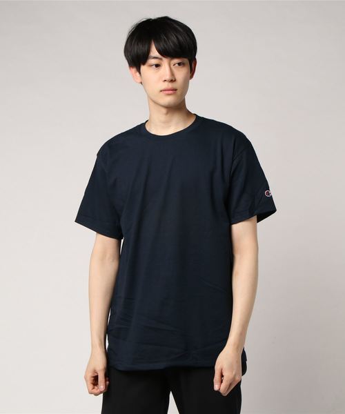 Champion(チャンピオン)の「チャンピオン/Championクルーネック無地半袖Tシャツ(Tシャツ/カットソー・メンズ・ホワイト/チャコールグレー/ブラック/ダークグリーン/ネイビー/マスタード/杢グレー/マルーン・SMALL/MEDIUM/LARGE/X-LARGE)」の9枚目の写真