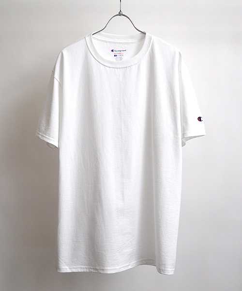 Champion(チャンピオン)の「チャンピオン/Championクルーネック無地半袖Tシャツ(Tシャツ/カットソー・メンズ・ホワイト/チャコールグレー/ブラック/ダークグリーン/ネイビー/マスタード/杢グレー/マルーン・SMALL/MEDIUM/LARGE/X-LARGE)」の19枚目の写真