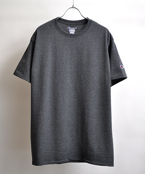 Champion(チャンピオン)の「チャンピオン/Championクルーネック無地半袖Tシャツ(Tシャツ/カットソー・メンズ・ホワイト/チャコールグレー/ブラック/ダークグリーン/ネイビー/マスタード/杢グレー/マルーン・SMALL/MEDIUM/LARGE/X-LARGE)」の12枚目の写真