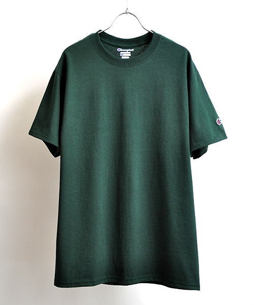 Champion(チャンピオン)の「チャンピオン/Championクルーネック無地半袖Tシャツ(Tシャツ/カットソー・メンズ・ホワイト/チャコールグレー/ブラック/ダークグリーン/ネイビー/マスタード/杢グレー/マルーン・SMALL/MEDIUM/LARGE/X-LARGE)」の14枚目の写真