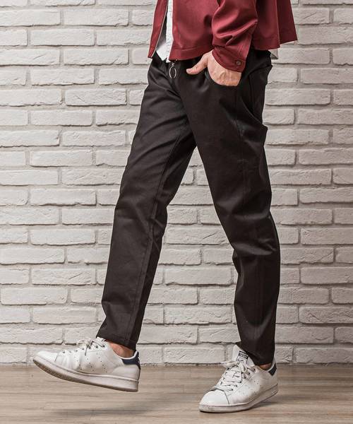 MinoriTY（マイノリティ）の「ストレッチテーパードアンクルパンツ（その他パンツ・メンズ・ブラック/ベージュ/ネイビー/ライトグリーン/チャコール・M/L）」の2枚目の写真