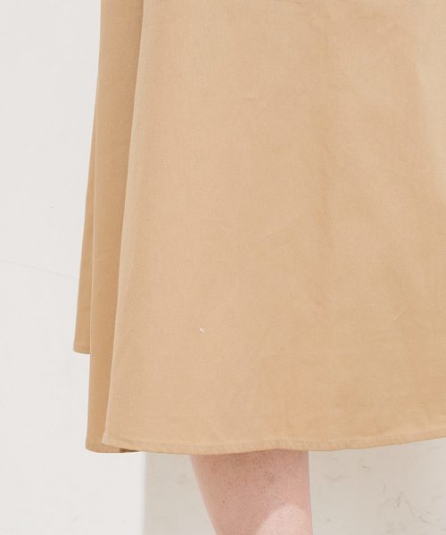 natural couture（ナチュラルクチュール）の「Ｖネックジャンスカ（ワンピース・レディース・ベージュ/ブラック・FREE）」の18枚目の写真