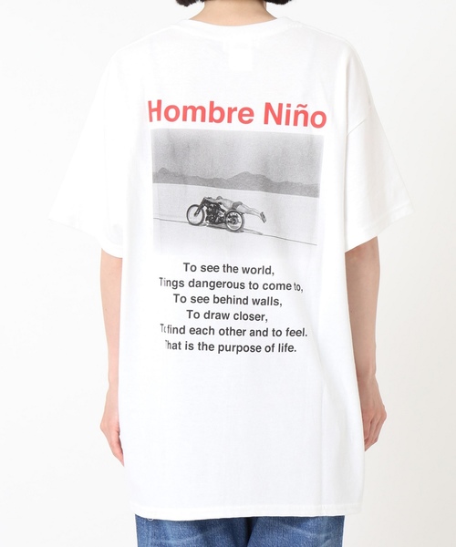 DEUXIEME CLASSE - HOMBRE NINO LIFE Tシャツ HOMBRE NINO フロントロゴ LIFE Tシャツ ドゥーズィエムクラス