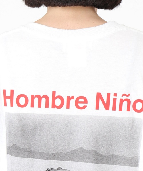 ドゥーズィエムクラス★HOMBRE NINO バックプリントLIFE Tシャツ HOMBRE NINO バックプリントLIFE Tシャツ ドゥーズィエムクラス