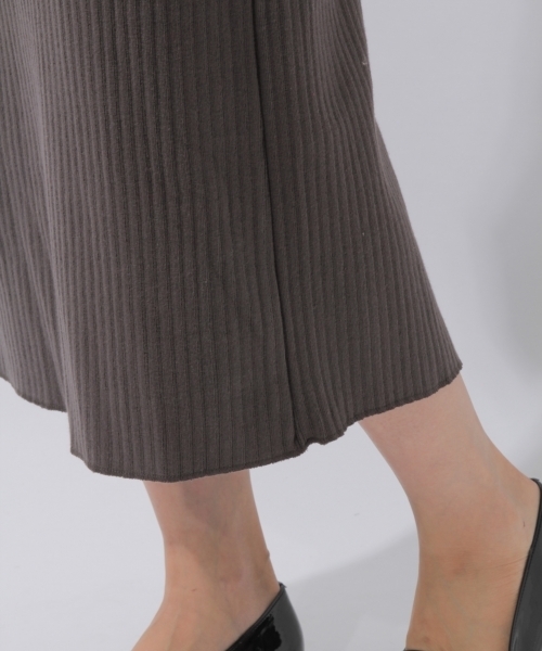 laboratory work（ラボラトリーワーク）の「ワイドテレコカットスカート（スカート・レディース・チャコールグレー/オフホワイト/杢グレー・MEDIUM）」の14枚目の写真