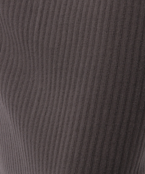 laboratory work（ラボラトリーワーク）の「ワイドテレコカットスカート（スカート・レディース・チャコールグレー/オフホワイト/杢グレー・MEDIUM）」の16枚目の写真