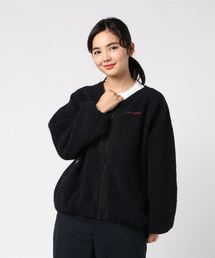 CONVERSE | ＜コンバース＞ロゴ刺しゅう入りボアブルゾン(ブルゾン)