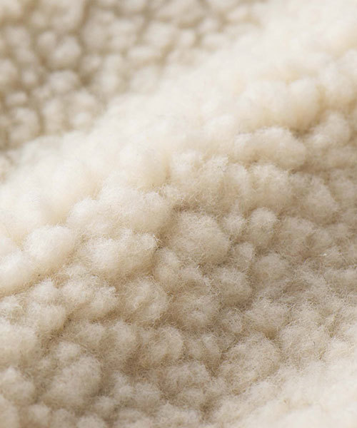 CONVERSE(コンバース)の「<コンバース>ロゴ刺しゅう入りボアブルゾン(ブルゾン・レディース・ブラック/アイボリー/ボルドー・MEDIUM/LARGE)」の14枚目の写真