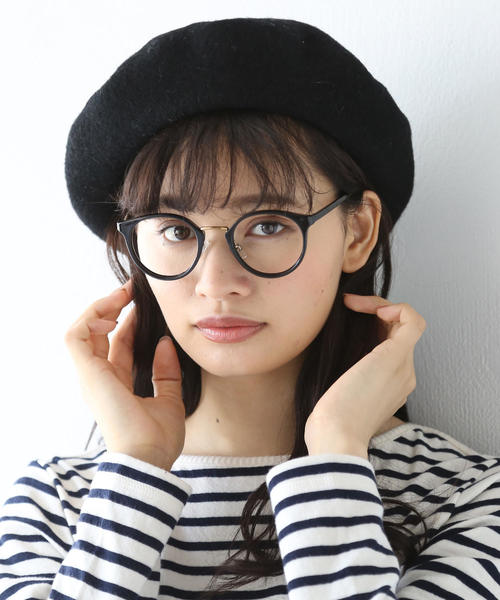 coen（コーエン）の「ウールベレー（ハンチング/ベレー帽・レディース・ダークグリーン/ネイビー/パープル/ブラック/ダークブラウン/グレー・FREE）」の2枚目の写真